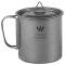 WITEBLAZE Titan Tasse mit Deckel 8000 - grau 750 ml