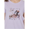 NORTH BEND Myrah T-Shirt Damen 4251 - pastel lilac 38