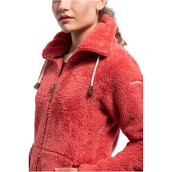ICEPEAK Colony flauschige Fleecejacke Damen 660 - cranberry S