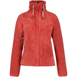 ICEPEAK Colony flauschige Fleecejacke Damen 660 - cranberry S