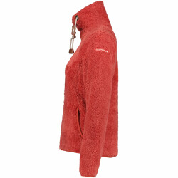 ICEPEAK Colony flauschige Fleecejacke Damen 660 - cranberry S