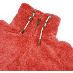 ICEPEAK Colony flauschige Fleecejacke Damen 660 - cranberry S