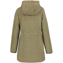 ICEPEAK Agra Teddy-Kapuzenmantel Damen 81 - khaki S