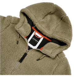 ICEPEAK Agra Teddy-Kapuzenmantel Damen 81 - khaki S