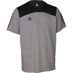 Select Oxford T-Shirt grau schwarz 4XL