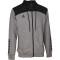 Select Oxford Kapuzen-Sweatjacke grau schwarz 4XL