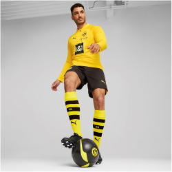 PUMA BVB Borussia Dortmund 1/4-Zip Trainingsshirt mit...