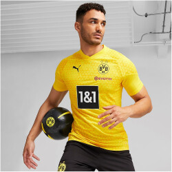 PUMA BVB Borussia Dortmund Trainingstrikot mit Sponsor...