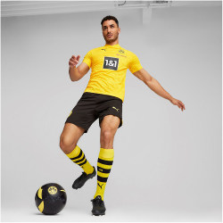 PUMA BVB Borussia Dortmund Trainingstrikot mit Sponsor 2023/24 01 - cyber yellow-puma black M