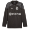 PUMA BVB Borussia Dortmund 1/4-Zip Trainingsshirt mit Sponsor 12 - PUMA black-PUMA silver XL