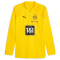 PUMA BVB Borussia Dortmund 1/4-Zip Trainingsshirt mit Sponsor 01 - cyber yellow-puma black XL