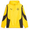 PUMA BVB Borussia Dortmund Aufwärmjacke 01 - cyber yellow-puma black M