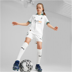 PUMA Borussia Mönchengladbach CB Replica Shorts 2023/24 Kinder 01 - PUMA white-power green 116