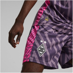PUMA Borussia M&ouml;nchengladbach Replica Torwartshorts 2023/24 04 - purple charcoal-ravish S