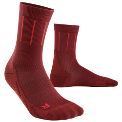 CEP Pinstripe Mid-Cut Laufsocken Herren 341 - red III...