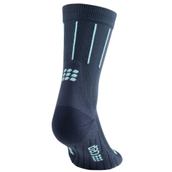 CEP Pinstripe Mid-Cut Laufsocken Herren 039 - blue III (39-42)