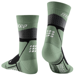 CEP Max Cushion Mid-Cut Wandersocken Herren 661 - grey/mint III (39-42)