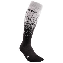 CEP Snowfall lange Skisocken Herren 349 - black/off white...