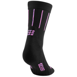 CEP Pinstripe Mid-Cut Laufsocken Damen 301 - black II (34-37)