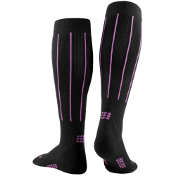 CEP Pinstripe lange Laufsocken Damen 301 - black II (34-37)