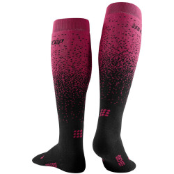 CEP Snowfall lange Skisocken Damen 842 - black/purple II (34-37)