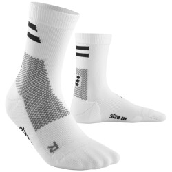 CEP Training Mid-Cut Laufsocken 350 - white XS (34-37)