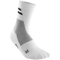 CEP Training Mid-Cut Laufsocken 350 - white M (39-42)