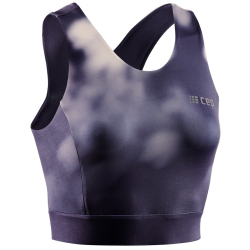 CEP Bloom Cropped Lauf-Top Damen 819 - blue/white XS