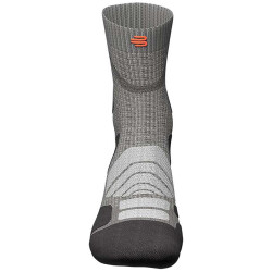 BAUERFEIND Merino Mid Cut Outdoor Socken Damen stone grey...