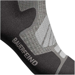 BAUERFEIND Merino Mid Cut Outdoor Socken Damen stone grey 43-46
