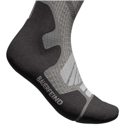 BAUERFEIND Merino Mid Cut Outdoor Socken Damen stone grey 43-46