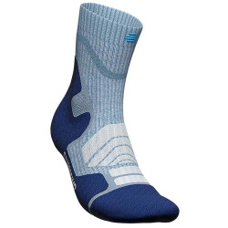 BAUERFEIND Merino Mid Cut Outdoor Socken Damen sky blue...