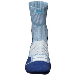 BAUERFEIND Merino Mid Cut Outdoor Socken Damen sky blue...