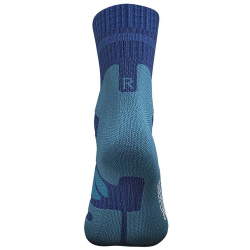 BAUERFEIND Merino Mid Cut Outdoor Socken Herren ocean blue 46-49