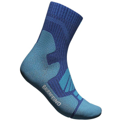 BAUERFEIND Merino Mid Cut Outdoor Socken Herren ocean blue 46-49