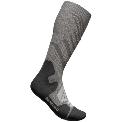 BAUERFEIND Outdoor Merino Kompressionssocken Damen stone grey L 43-46