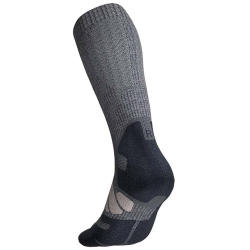 BAUERFEIND Outdoor Merino Kompressionssocken Herren lava grey L 46-49