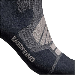 BAUERFEIND Outdoor Merino Kompressionssocken Herren lava grey L 46-49