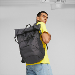 PUMA BVB Borussia Dortmund Rolltop Rucksack 01 - PUMA black