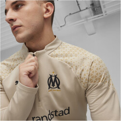 PUMA Olympique de Marseille 1/4-Zip Trainings-Top Herren