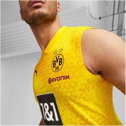 PUMA BVB Borussia Dortmund ärmelloses Trainingsshirt mit Sponsor Herren