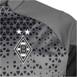 PUMA Borussia Mönchengladbach Training Sweatshirt mit Sponsor Herren 01 - flat medium gray/puma white XL