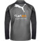 PUMA Borussia Mönchengladbach Training Sweatshirt mit Sponsor Herren 01 - flat medium gray/puma white XXL