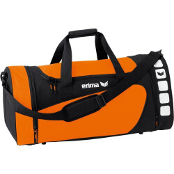 erima Club 5 Line Sporttasche orange/schwarz S