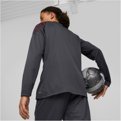 PUMA Manchester City FC 1/4-Zip Trainings-Top Herren 16 - strong gray/aubergine S