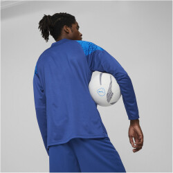 PUMA Olympique de Marseille 1/4-Zip Trainings-Top Herren 20 - clyde royal/puma team royal/sun glitter S