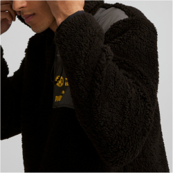 PUMA BVB Borussia Dortmund FtblCulture Q4 Hoodie Herren 14 - PUMA black/shadow gray 3XL