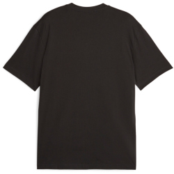 PUMA BVB Borussia Dortmund FtblCulture V-Neck T-Shirt Herren 14 - PUMA black/shadow gray S