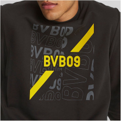 PUMA BVB Borussia Dortmund FtblCore Graphic Sweatshirt Herren 02 - PUMA black/cyber yellow S
