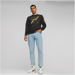 PUMA BVB Borussia Dortmund FtblCore Graphic Sweatshirt Herren 02 - PUMA black/cyber yellow M
